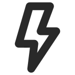Lightning 2 SVG Icon
